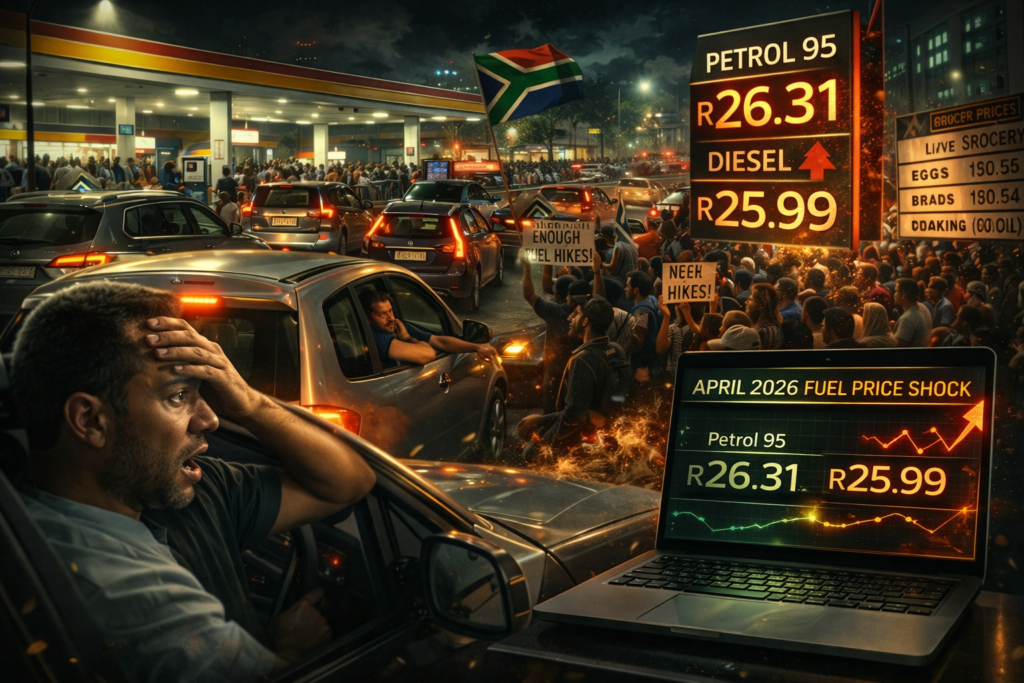 April 2026 fuel price hikes South Africa