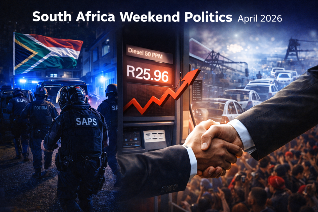 South Africa weekend politics